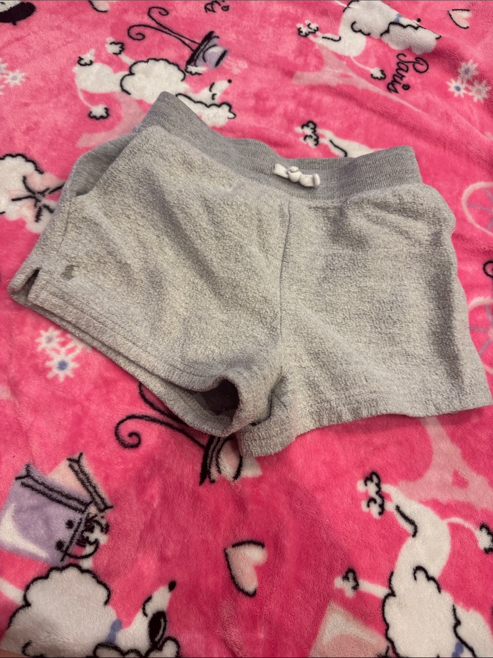 Polo by Ralph Lauren Light Gray Terry Knit Athletic Shorts